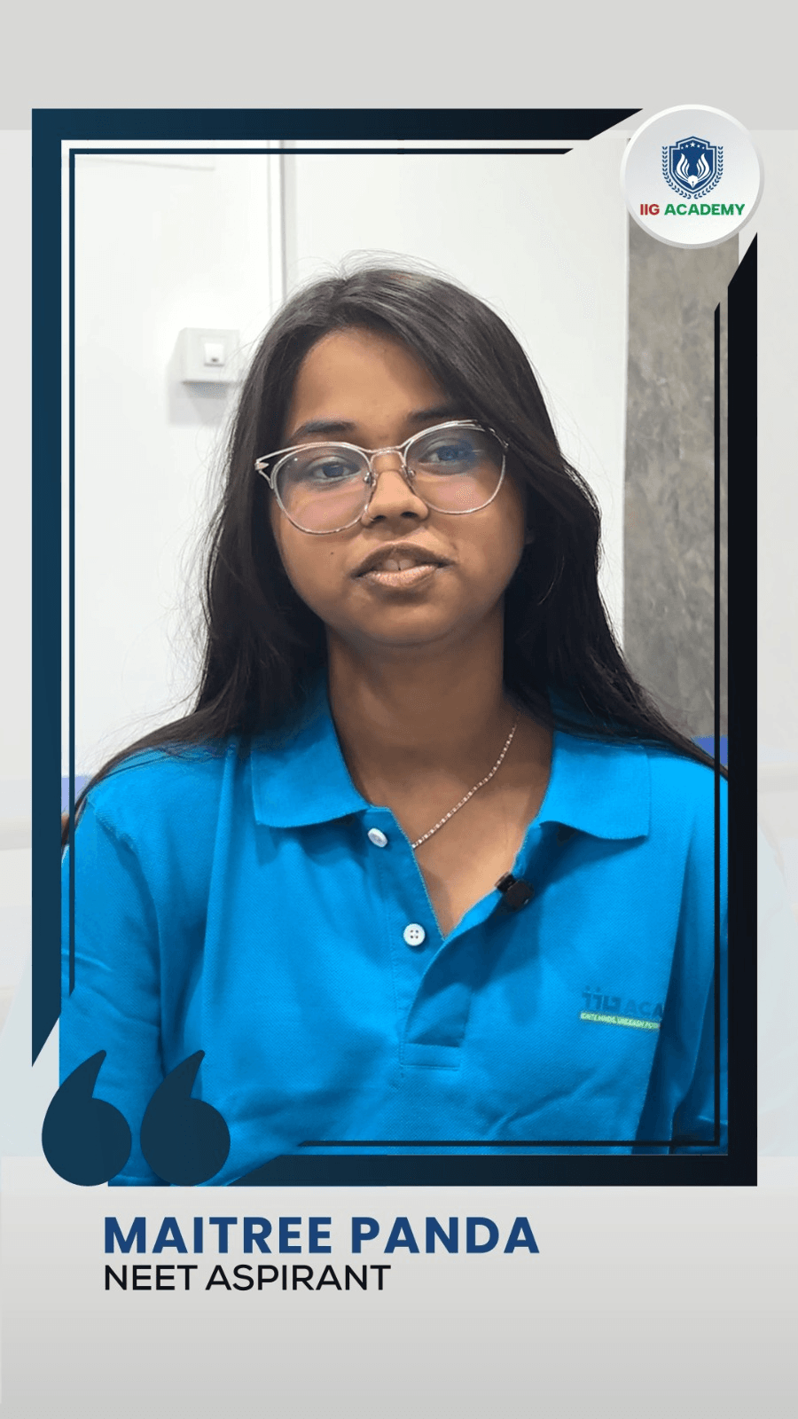 Maitree Panda - NEET Aspirant
